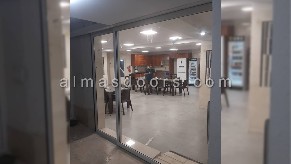 نصب درب دستی ریلی تک لنگه (1)