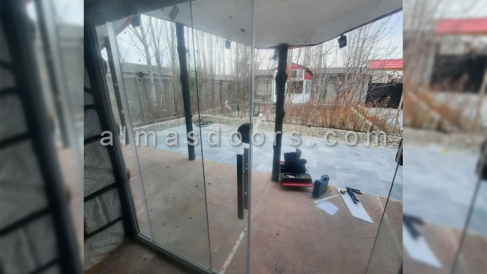 نصب درب دستی ریلی تک لنگه (3)