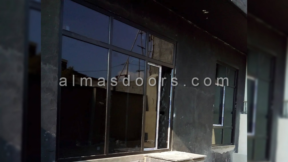 نصب درب دستی ریلی تک لنگه (4)