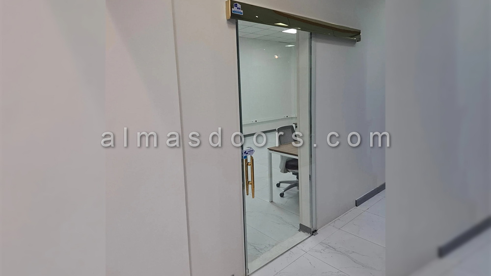 نصب درب دستی ریلی تک لنگه (6)